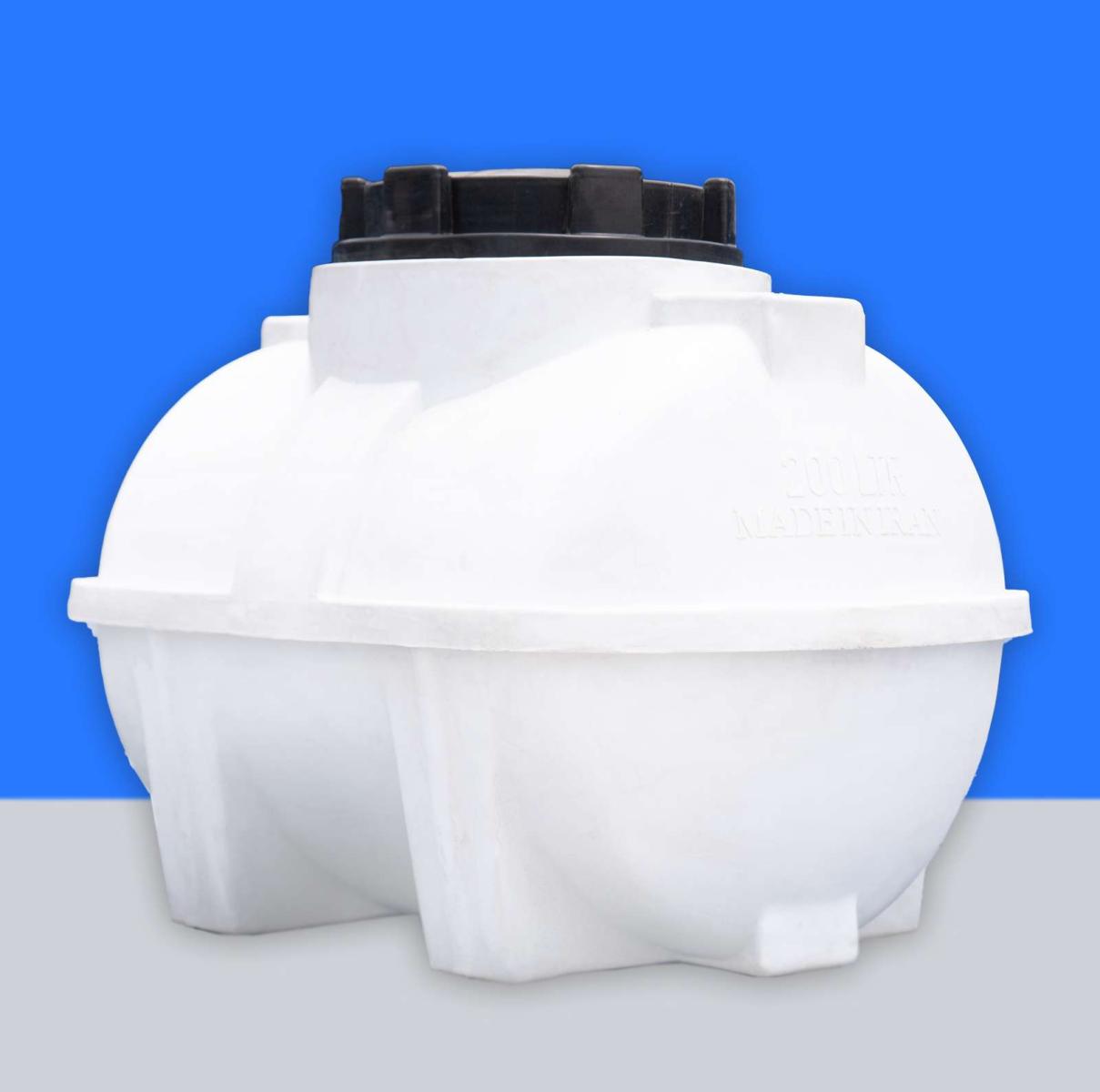 مخزن آب افقی ۲۰۰ لیتر فکت پلاست