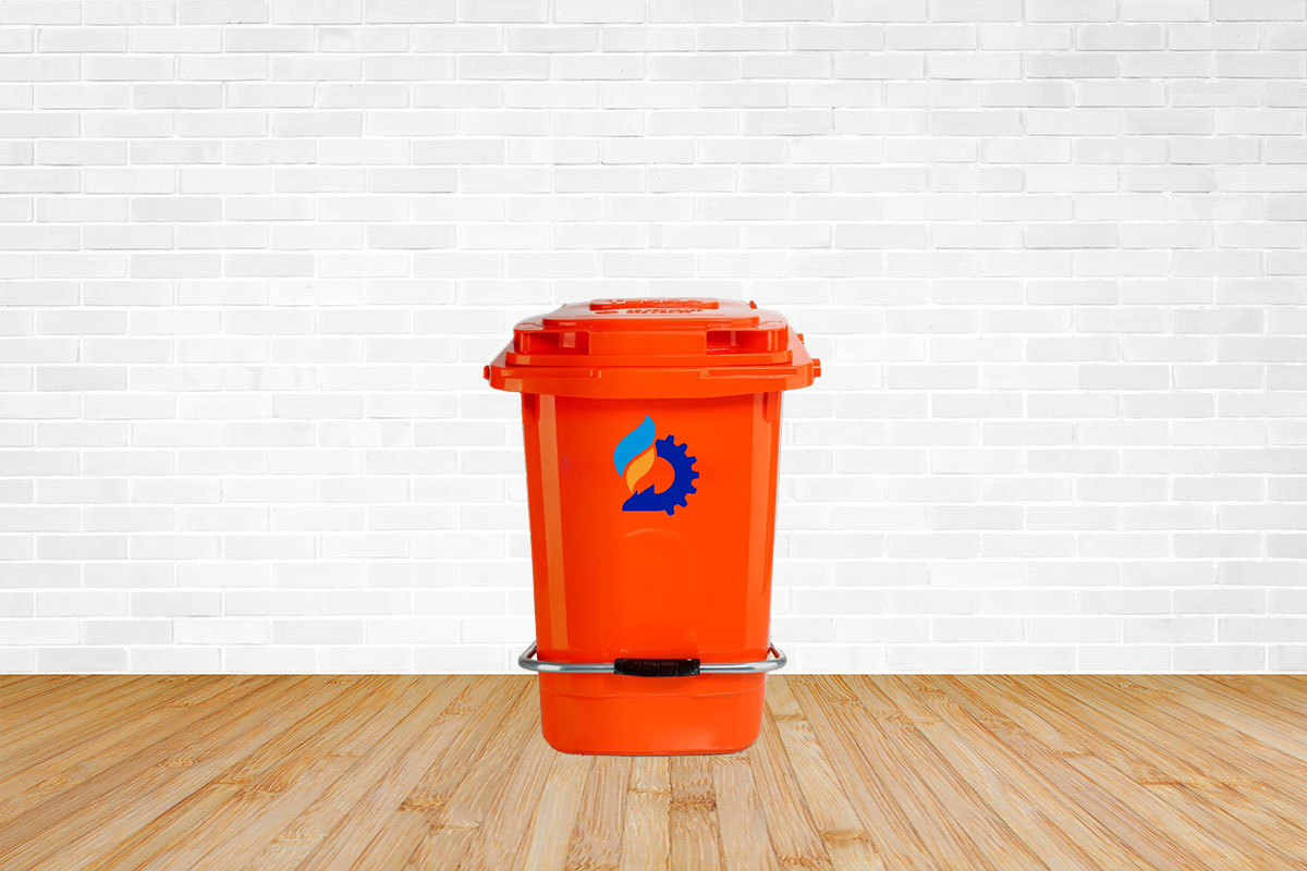 سطل زباله پدال دار60 لیتری