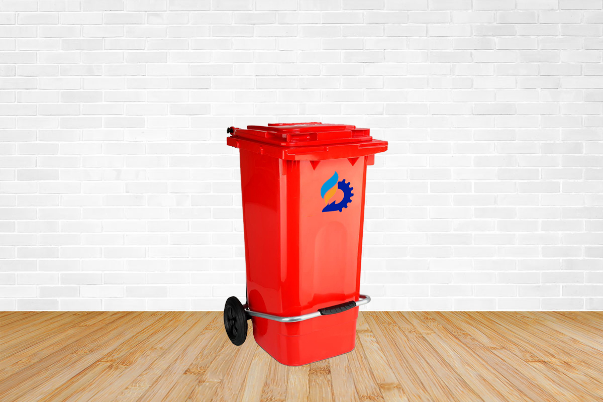 سطل زباله پدال دار120لیتری