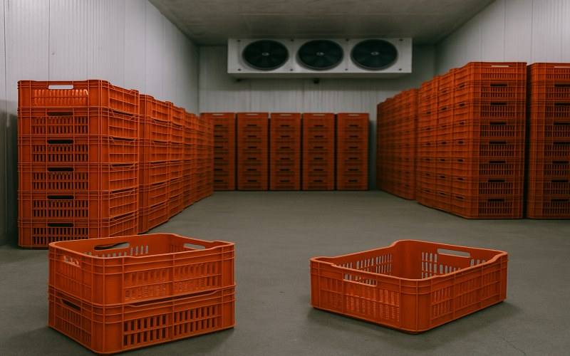 سبد پلاستیکی مخصوص سردخانه و تونل انجماد در تهران و کرج